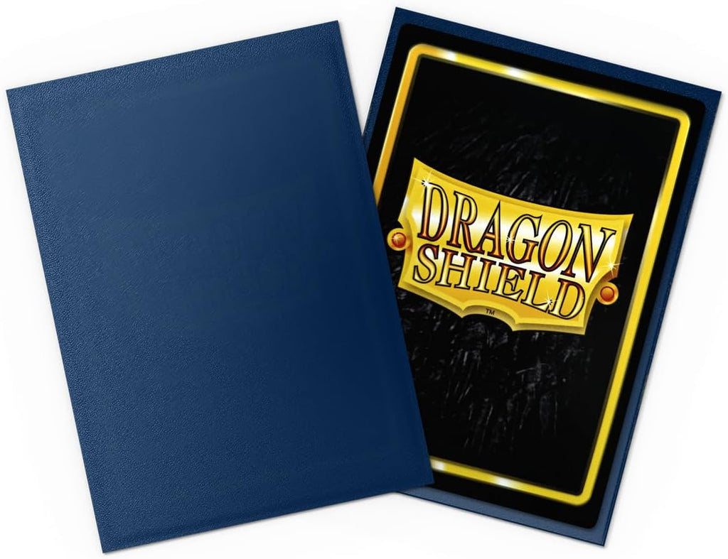 Dragon Shield | Standard Size Card Matte Sleeves | 100 CT - Smooth & Tough Premium TCG Sleeves | Compatible with Pokemon, Flesh & Blood, One Piece & Magic The Gathering | Midnight Blue