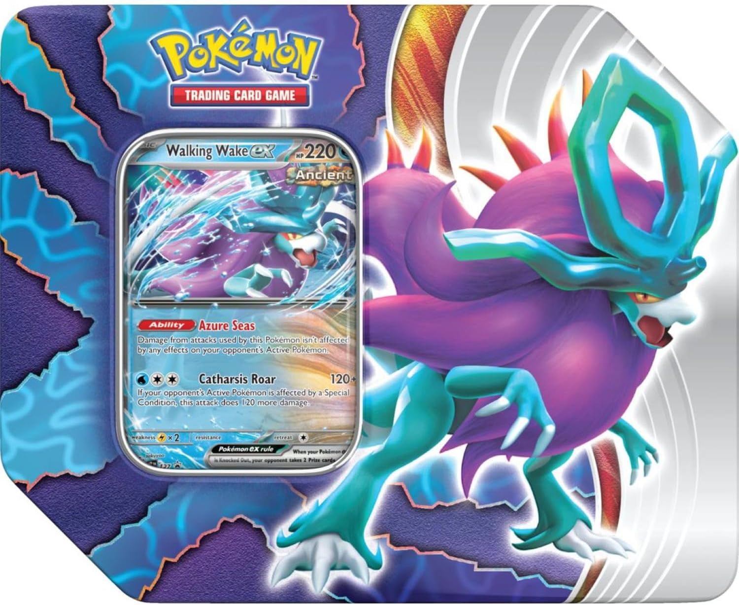 Pokemon TCG: Paradox Clash Tin - Walking Wake
