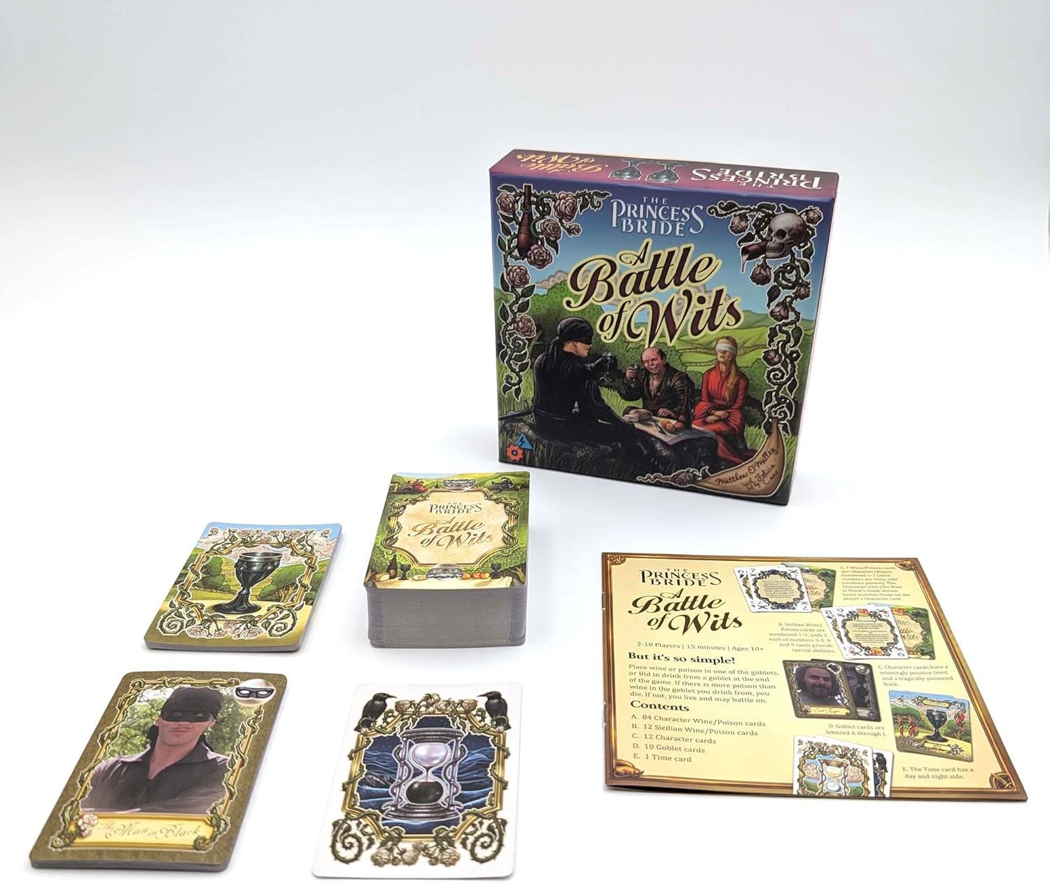 The Princess Bride: Battle of Wits 3rd Edition | Bluffing Party Game | 2–10 Players | Age 10+ | Family & Friends Game Night | Classic Movie Board Game
