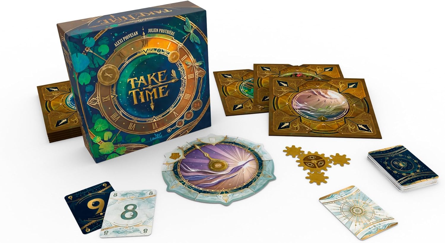 Asmodee Take Time Board Game - Cooperative Puzzle & Strategy Game with 40 Unique Challenges, Family Fun for Kids & Adults, Ages 10+, 1-4 Players, Minute Playtime