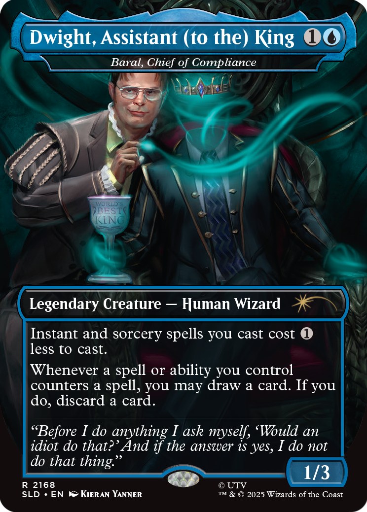 Magic The Gathering Secret Lair x The Office: Dwight's Destiny
