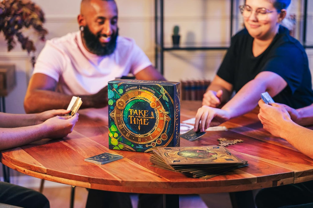 Asmodee Take Time Board Game - Cooperative Puzzle & Strategy Game with 40 Unique Challenges, Family Fun for Kids & Adults, Ages 10+, 1-4 Players, Minute Playtime