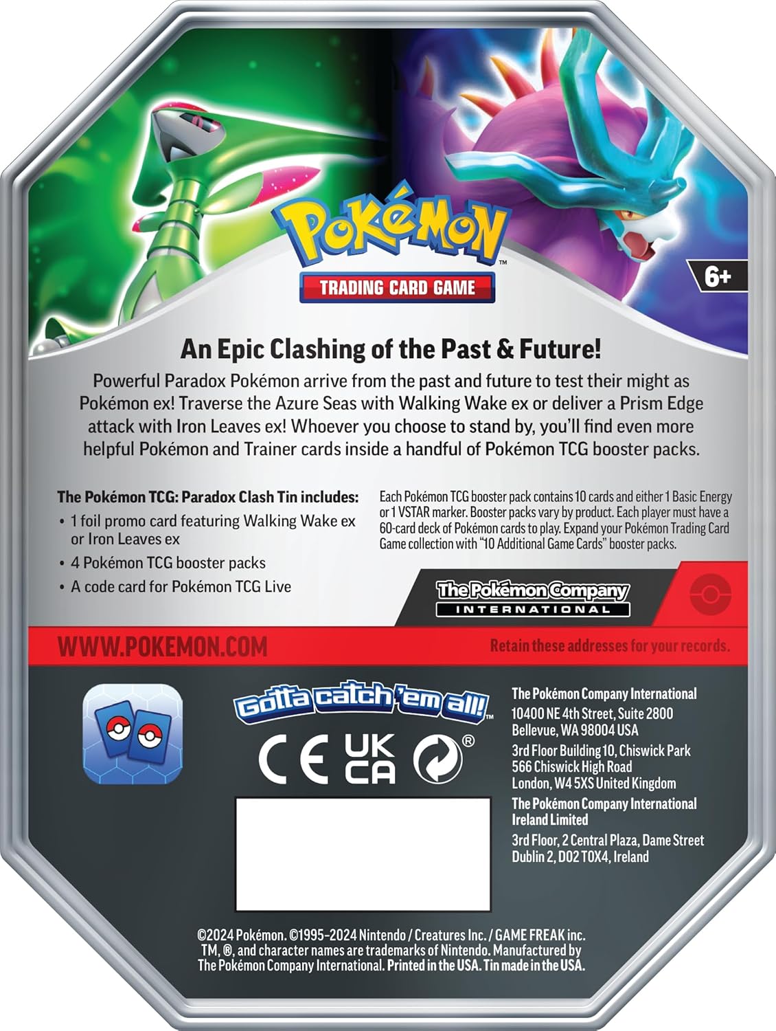 POKEMON TCG: Paradox Clash TIN: Iron Leaves EX