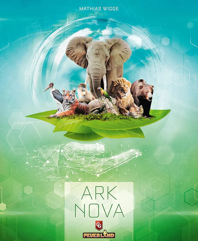 Ark Nova Card Drafting, Hand Management Strategy Board Game, 1-4 Players, 90 to 150 Minute Play
