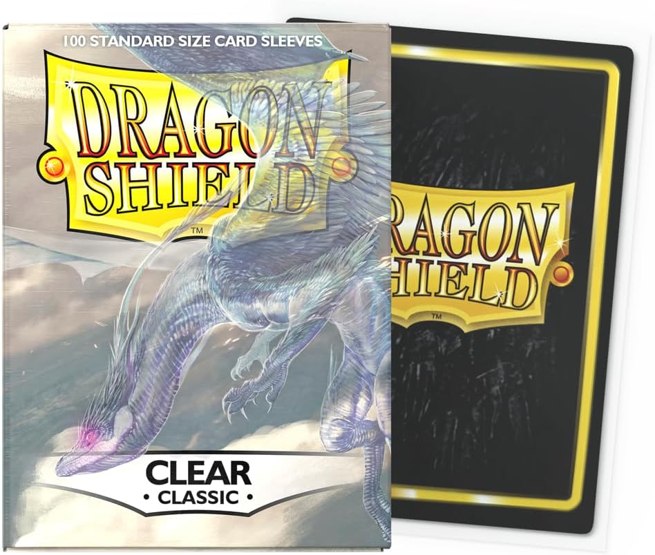 Dragon Shield | Standard Size Card Classic Sleeves | 100 CT - Smooth & Tough Premium TCG Sleeves - Compatible with Pokemon, Flesh & Blood, One Piece & Magic The Gathering