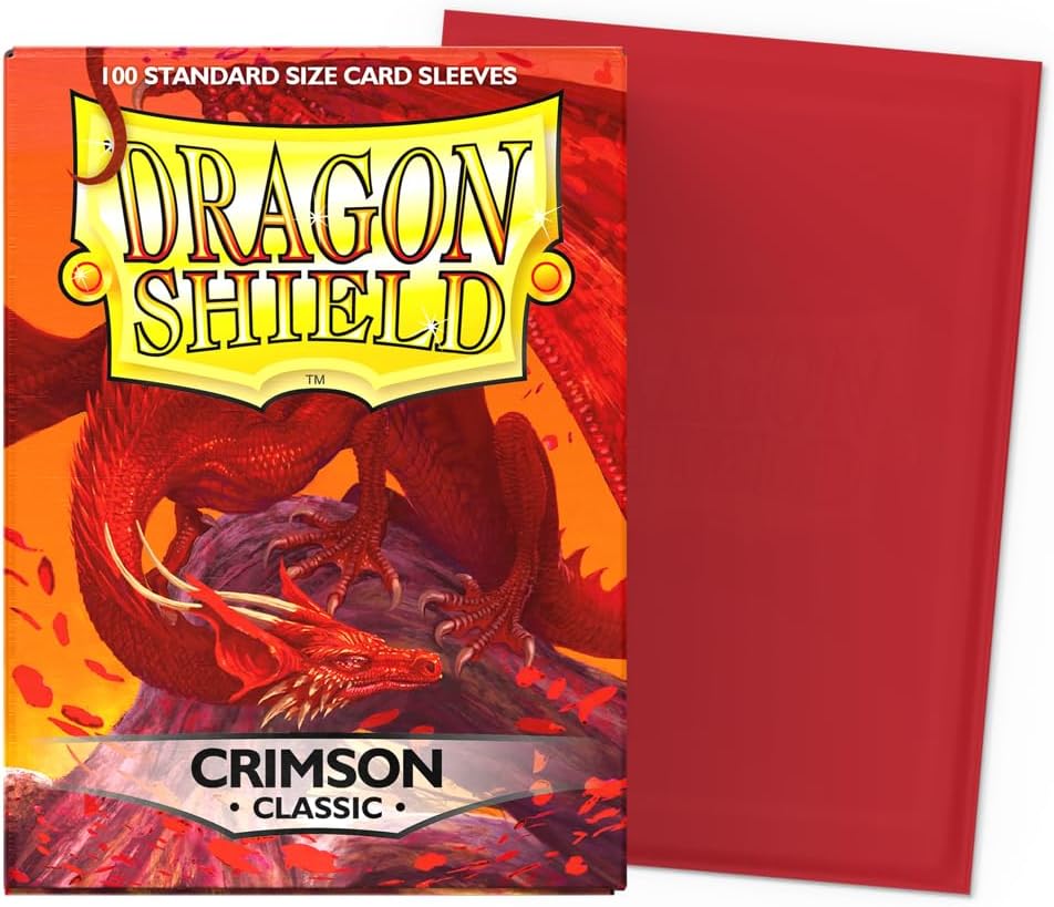 Dragon Shield | Standard Size Card Classic Sleeves | 100 CT - Smooth & Tough Premium TCG Sleeves - Compatible with Pokemon, Flesh & Blood, One Piece & Magic The Gathering