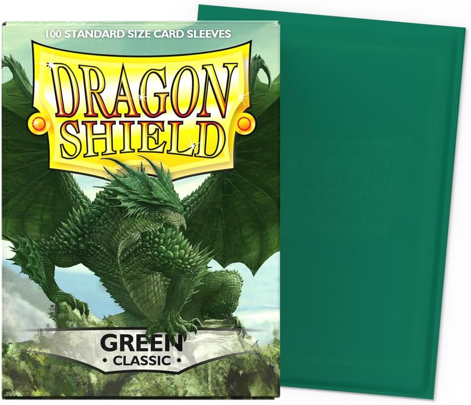 Dragon Shield | Standard Size Card Classic Sleeves | 100 CT - Smooth & Tough Premium TCG Sleeves - Compatible with Pokemon, Flesh & Blood, One Piece & Magic The Gathering