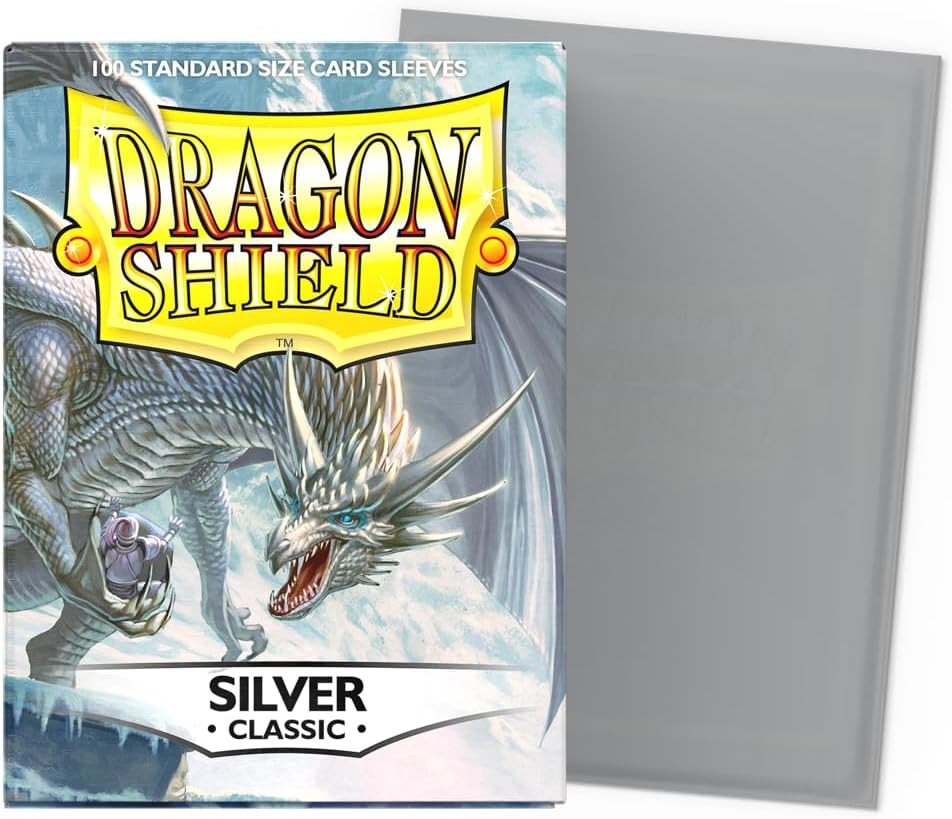 Dragon Shield | Standard Size Card Classic Sleeves | 100 CT - Smooth & Tough Premium TCG Sleeves - Compatible with Pokemon, Flesh & Blood, One Piece & Magic The Gathering