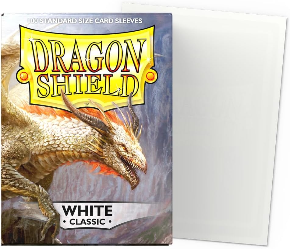 Dragon Shield | Standard Size Card Classic Sleeves | 100 CT - Smooth & Tough Premium TCG Sleeves - Compatible with Pokemon, Flesh & Blood, One Piece & Magic The Gathering