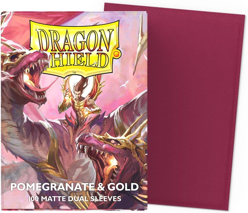 Dragon Shield | Matte Dual Standard Size Card Sleeves | 100 CT - Premium TCG Sleeves - Compatible with Pokemon, Flesh & Blood, One Piece & Magic The Gathering