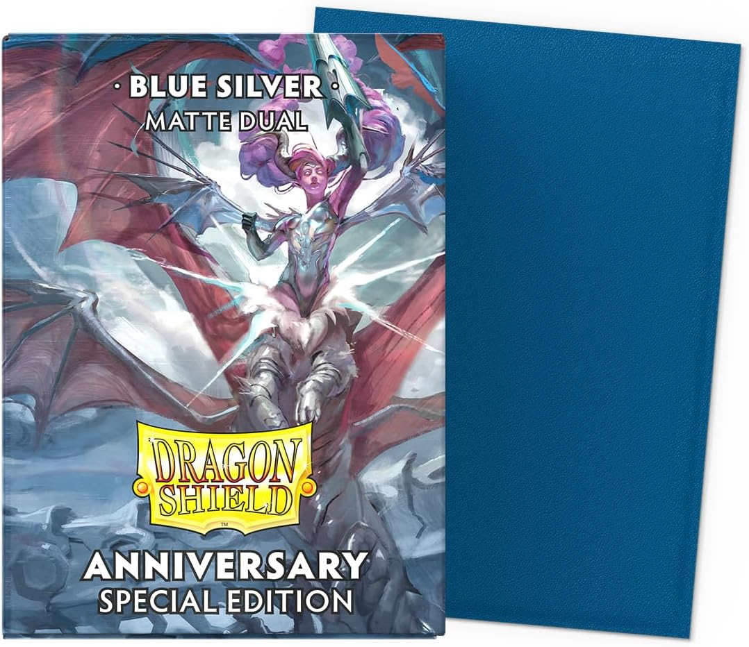 Dragon Shield | Matte Dual Standard Size Card Sleeves | 100 CT - Premium TCG Sleeves - Compatible with Pokemon, Flesh & Blood, One Piece & Magic The Gathering