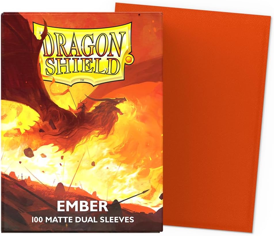 Dragon Shield | Matte Dual Standard Size Card Sleeves | 100 CT - Premium TCG Sleeves - Compatible with Pokemon, Flesh & Blood, One Piece & Magic The Gathering