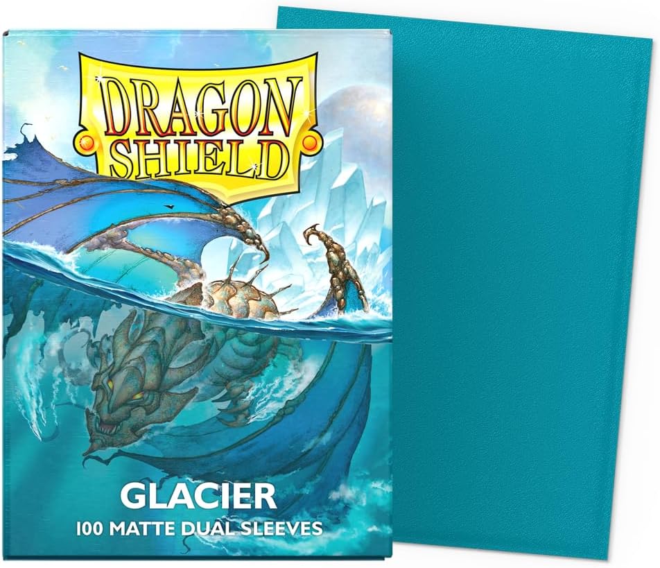 Dragon Shield | Matte Dual Standard Size Card Sleeves | 100 CT - Premium TCG Sleeves - Compatible with Pokemon, Flesh & Blood, One Piece & Magic The Gathering