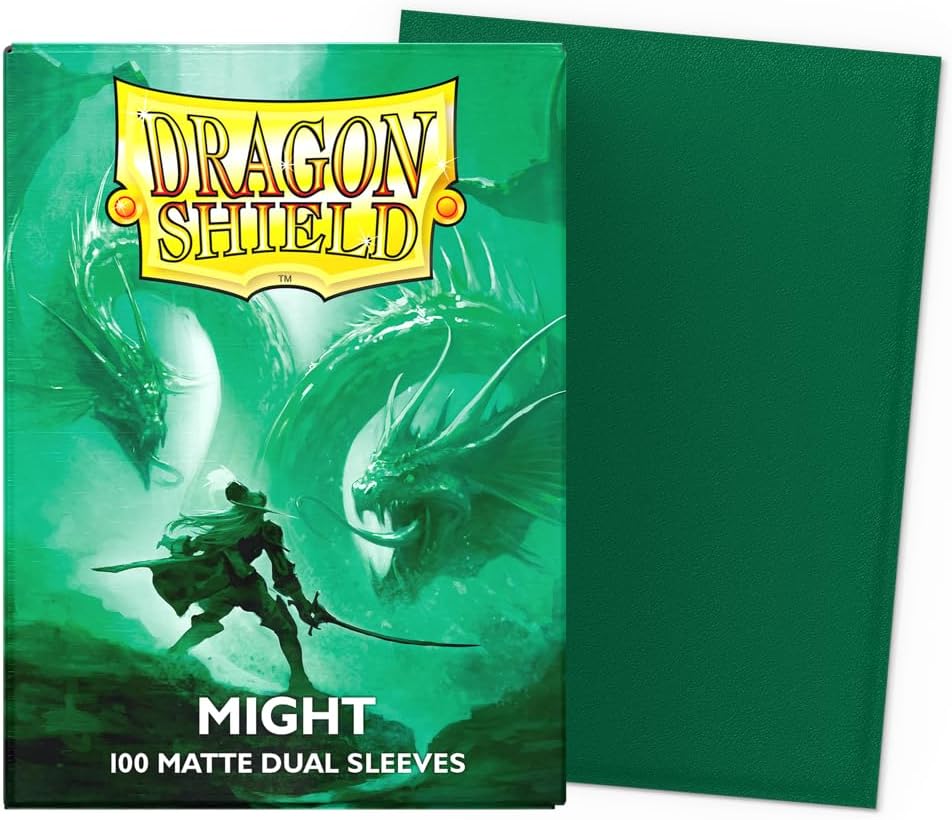 Dragon Shield | Matte Dual Standard Size Card Sleeves | 100 CT - Premium TCG Sleeves - Compatible with Pokemon, Flesh & Blood, One Piece & Magic The Gathering