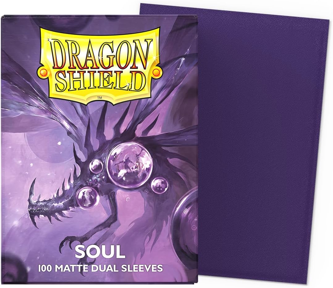 Dragon Shield | Matte Dual Standard Size Card Sleeves | 100 CT - Premium TCG Sleeves - Compatible with Pokemon, Flesh & Blood, One Piece & Magic The Gathering