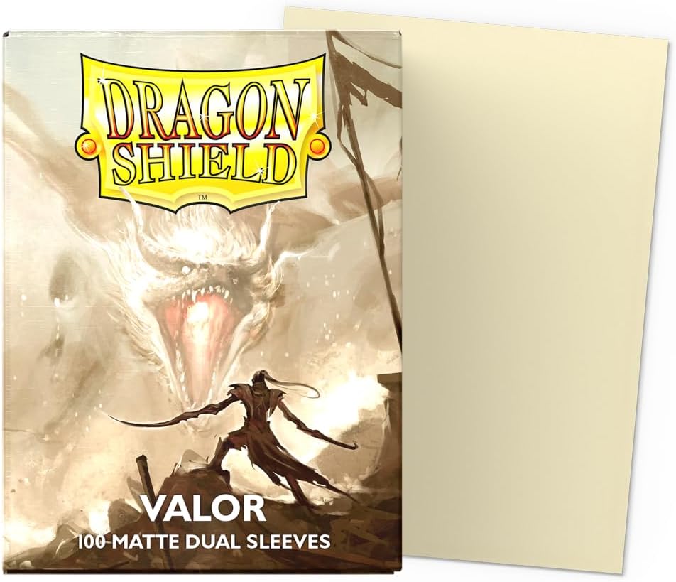 Dragon Shield | Matte Dual Standard Size Card Sleeves | 100 CT - Premium TCG Sleeves - Compatible with Pokemon, Flesh & Blood, One Piece & Magic The Gathering