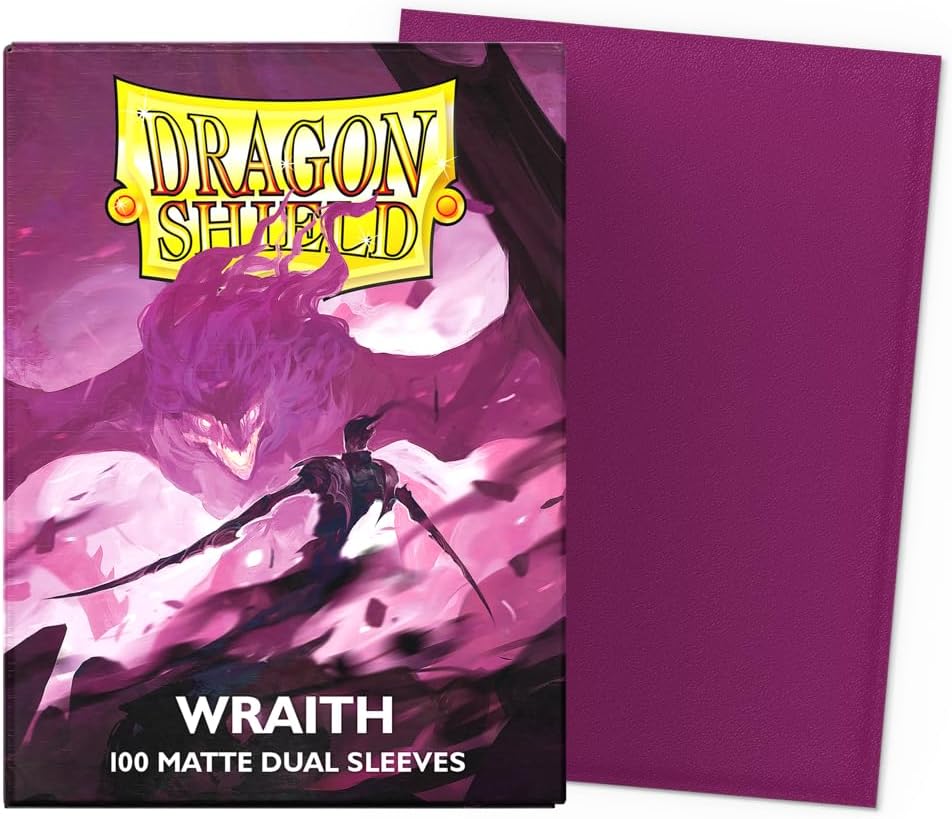 Dragon Shield | Matte Dual Standard Size Card Sleeves | 100 CT - Premium TCG Sleeves - Compatible with Pokemon, Flesh & Blood, One Piece & Magic The Gathering