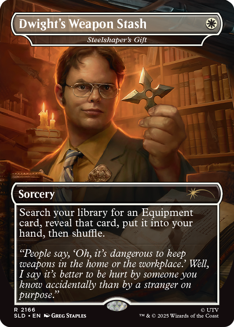 Magic The Gathering Secret Lair x The Office: Dwight's Destiny