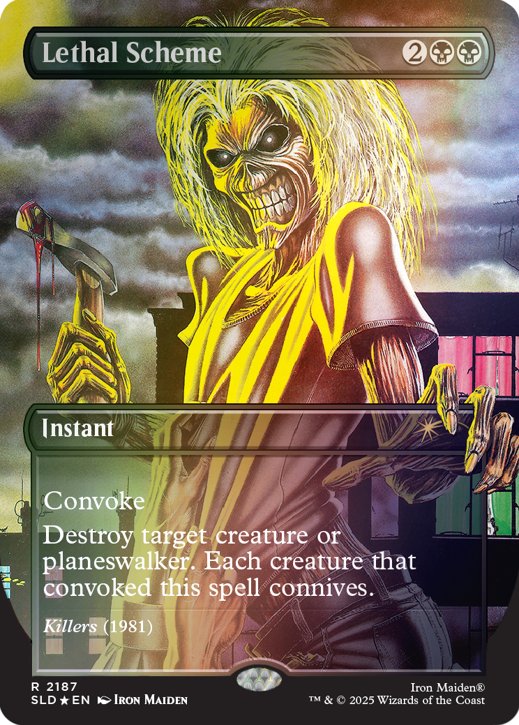 Magic The Gathering Secret Lair x Iron Maiden: Album Art Foil Edition