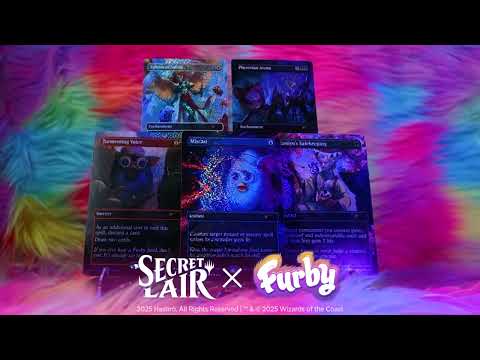 Magic the Gathering Secret Lair x Furby: Furbys: The Gathering Confetti Foil Edition